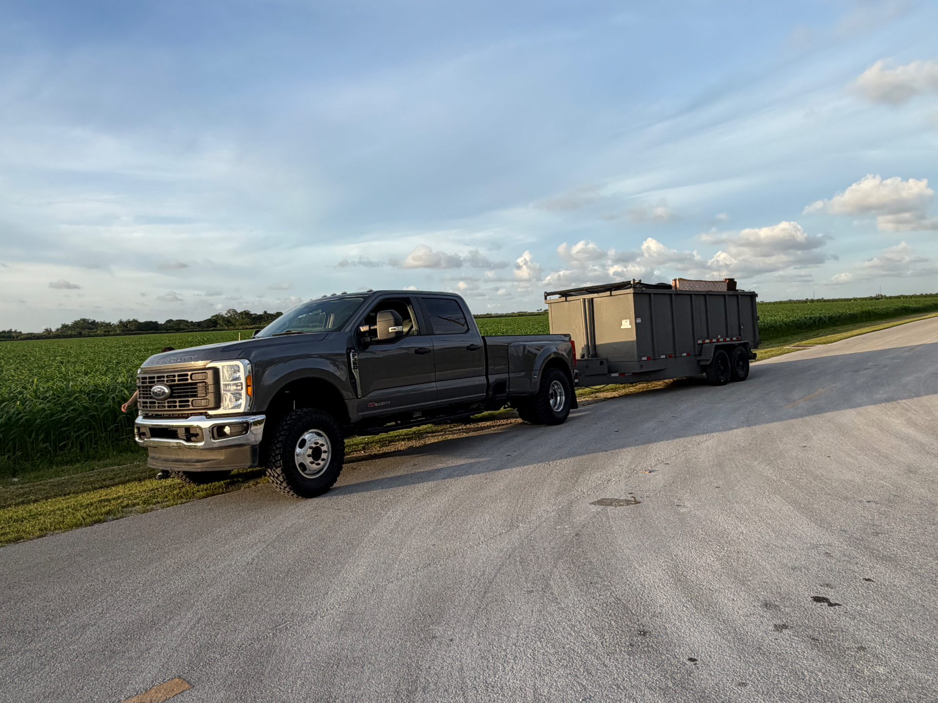NextGen Junk Removal truck and dump trailer ready for service
